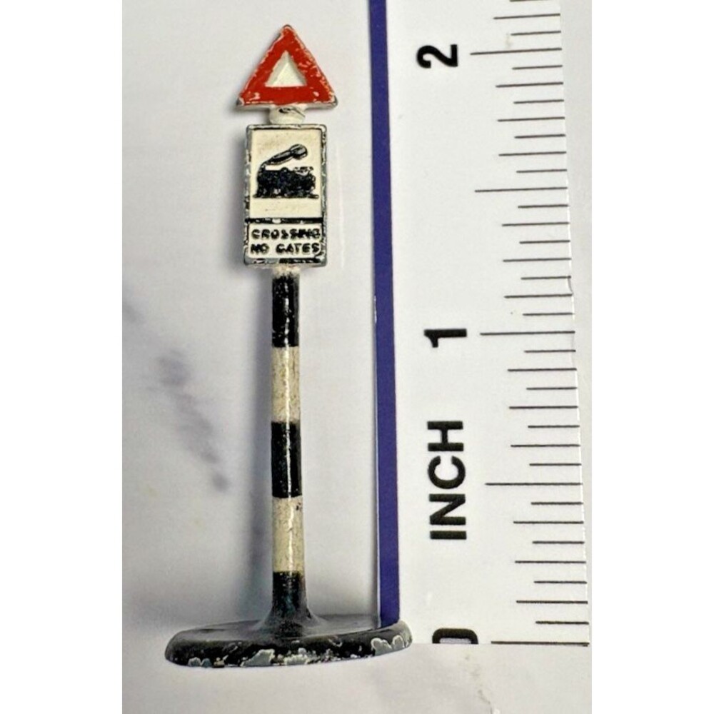 Dinky Road Signs - No Crossing Sign